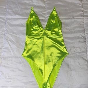 H&M Neon Green Bodysuit